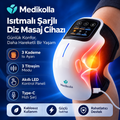 Isıtmalı titreşimli şarjlı diz masaj cihazı