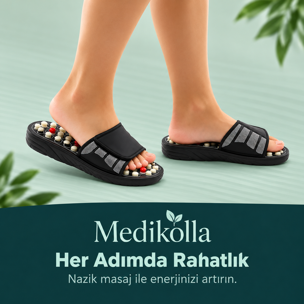 Akupres/Refleksoloji Ayak Masaj Terliği