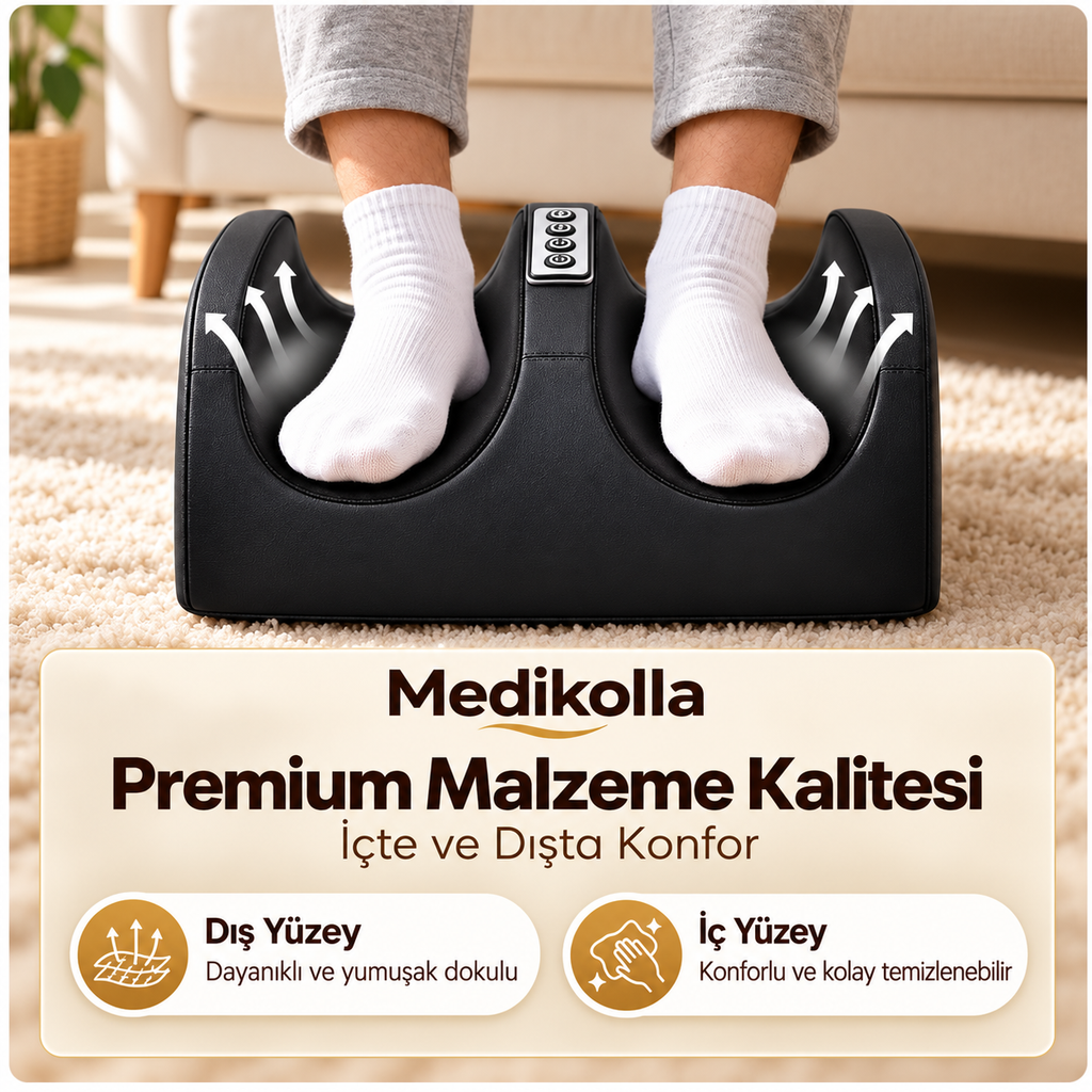 Isıtmalı Shiatsu Ayak ve Bilek Masaj Aleti